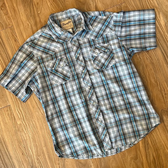 **WRANGLER** vintage western button down SIZE LARGE - Picture 3 of 6